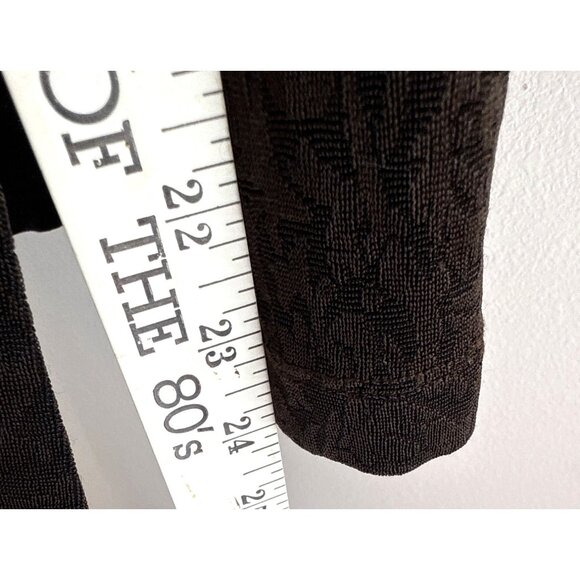 Vtg-Inspired Private Edition By Chico's Brown Button-Up Cardigan Dark Academia - Picture 5 of 10